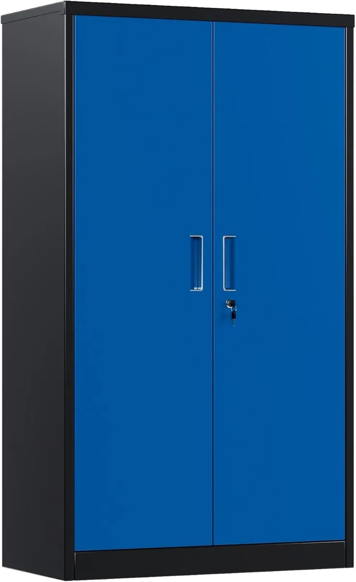 Metal Storage Cabinet with 2 Door and 3 - Image 3