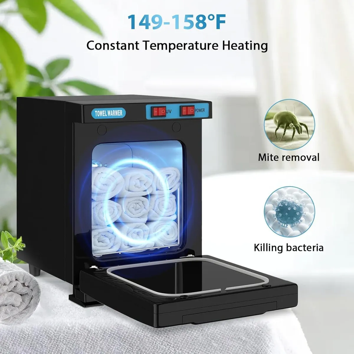 Towel Warmer Heater Cabinet Heated Steamer Quick - Image 3