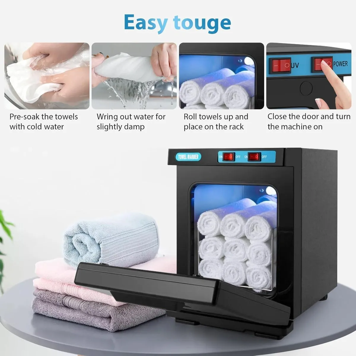 Towel Warmer Heater Cabinet Heated Steamer Quick - Image 4