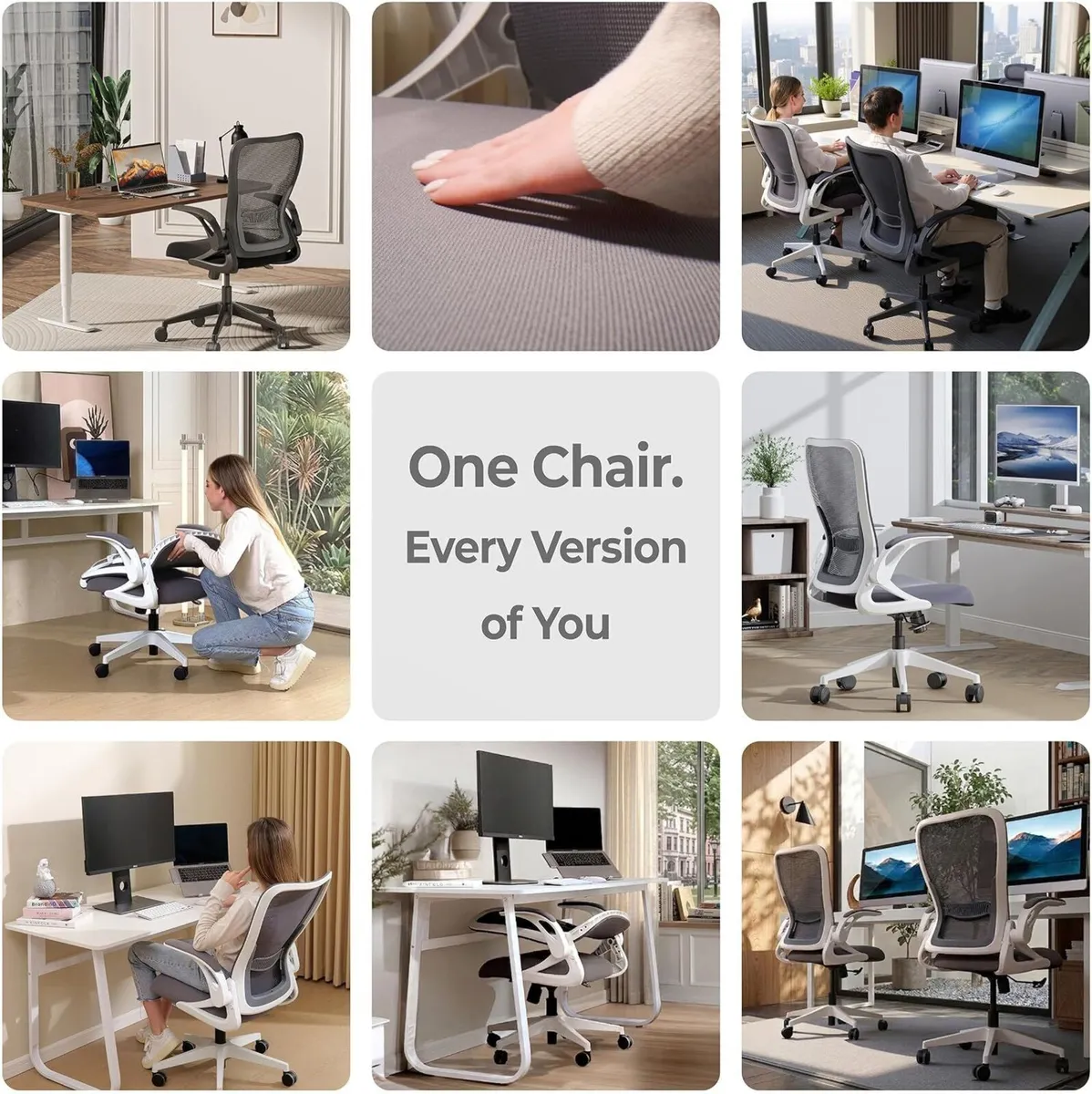Model U Folding Office Chair for Small Spaces - Image 4