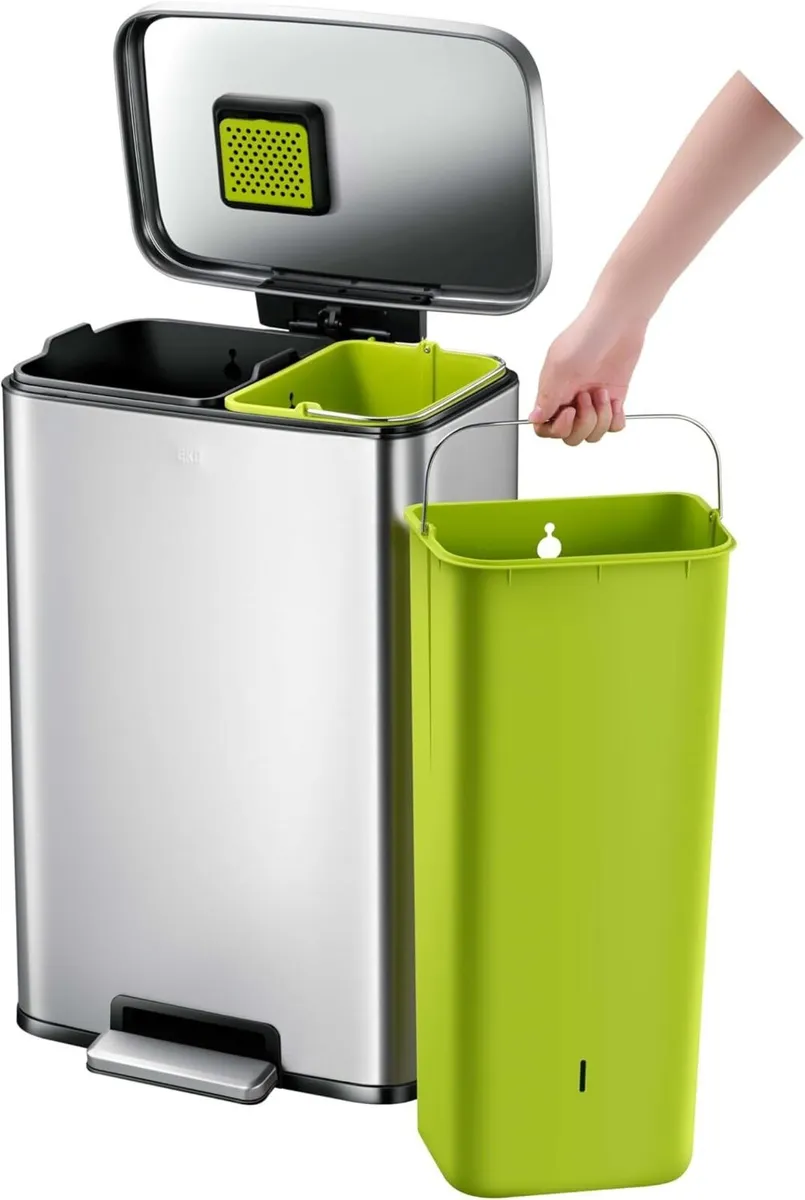 Madison Kitchen Trash Can 2 Compartments 45L - Image 3