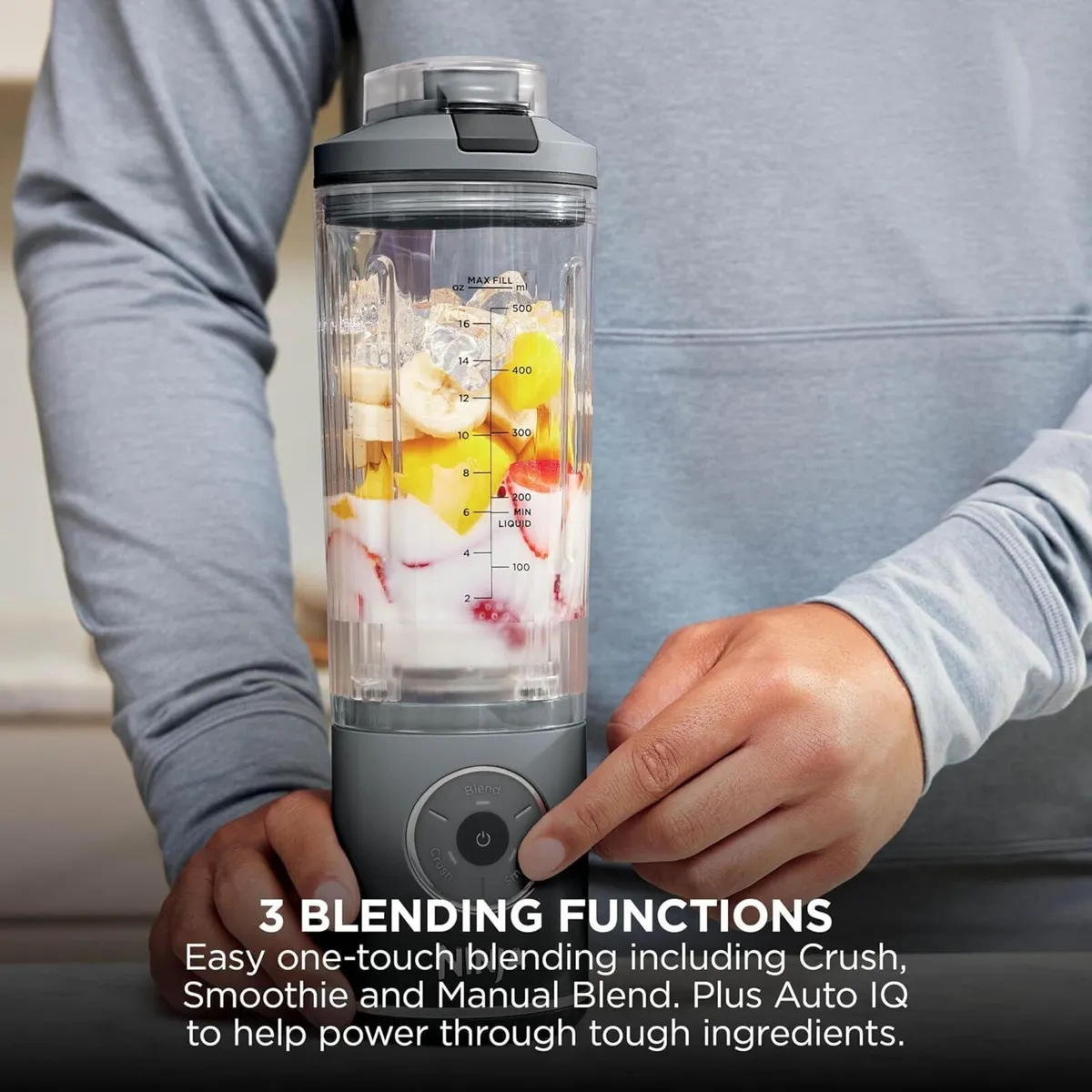 Blast Max Portable Blender 570ML Rechargeable - Image 4