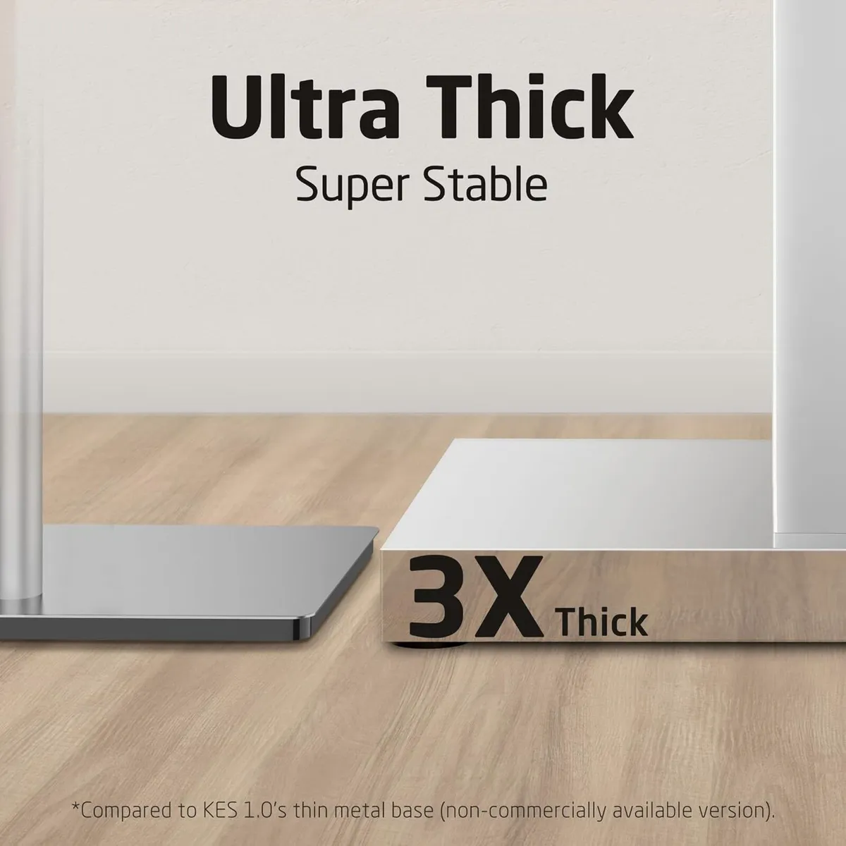 Free Standing Towel Rail 2-Tier Rack Stand - Image 3