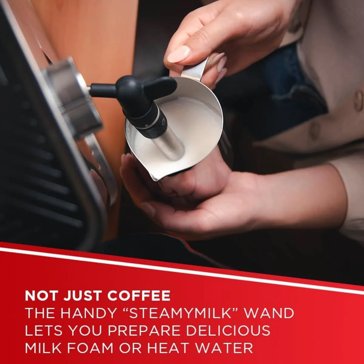 P10s Manual Espresso and Cappuccino Coffee Machine - Image 4
