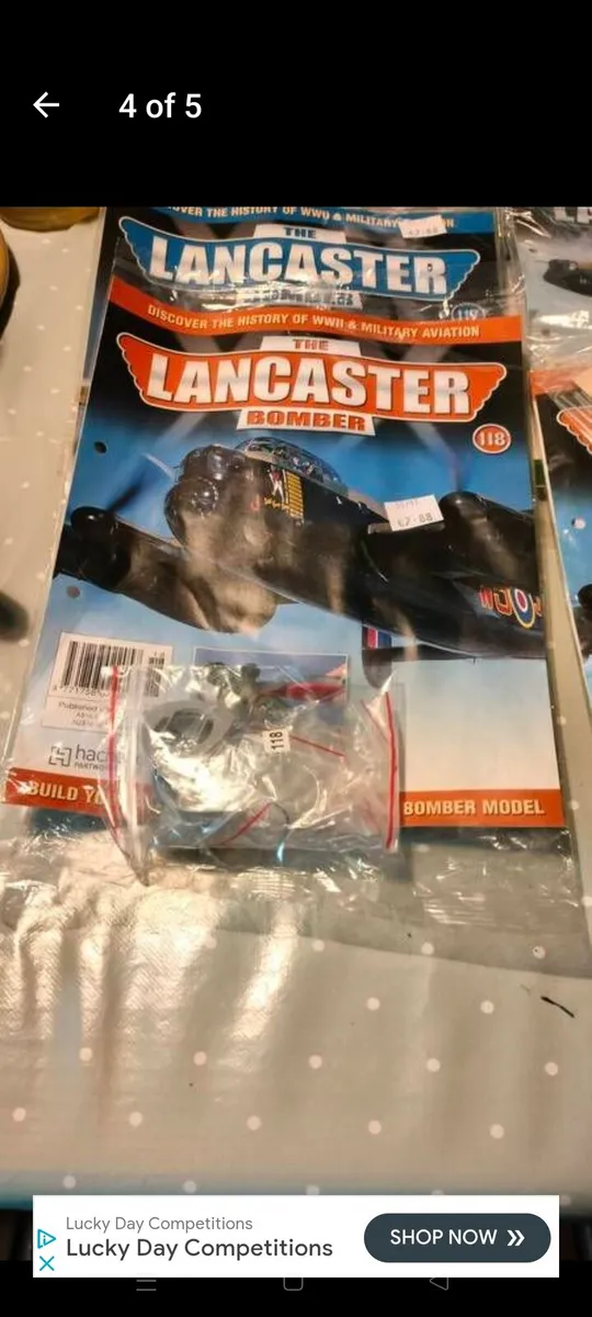 Hachette vintage. The Lancaster Bomber. Build your - Image 3