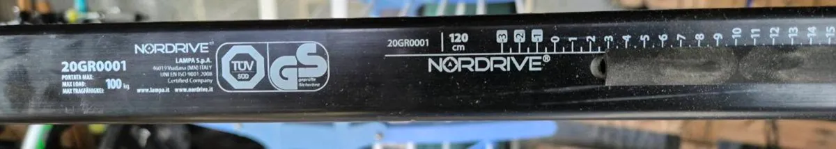 Nordrive steel roof bars and feet kit - universal - Image 2