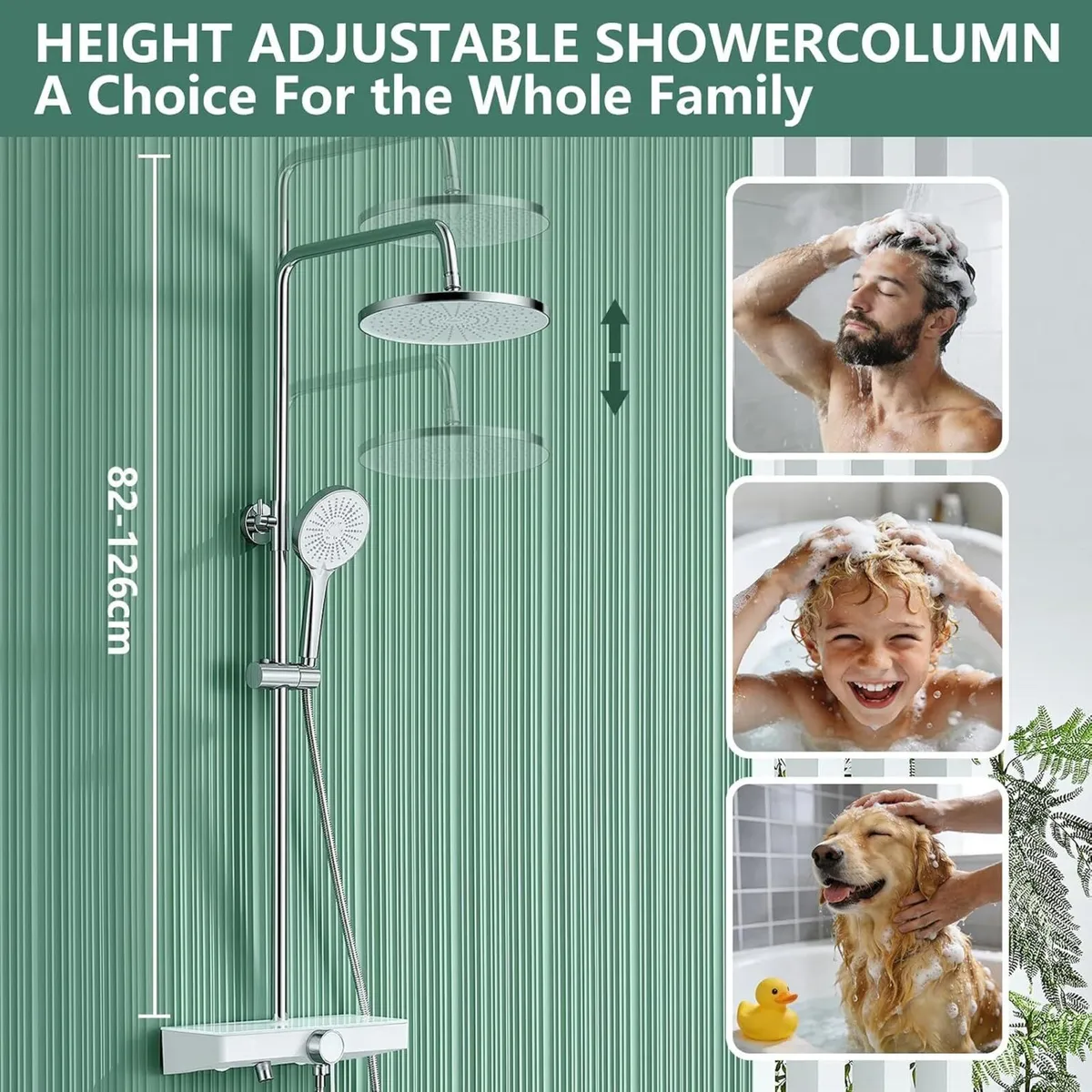 Shower System No-Thermostatic with 26CM Round - Image 4