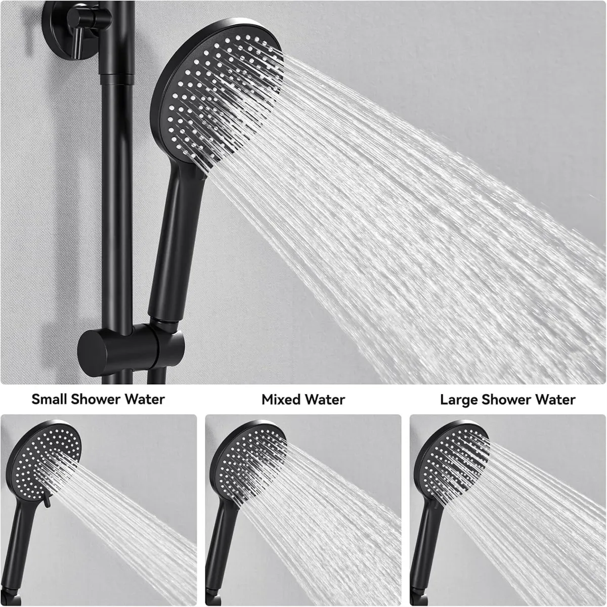 Thermostatic Shower Mixer Set 25CM Rainfall Head - Image 4