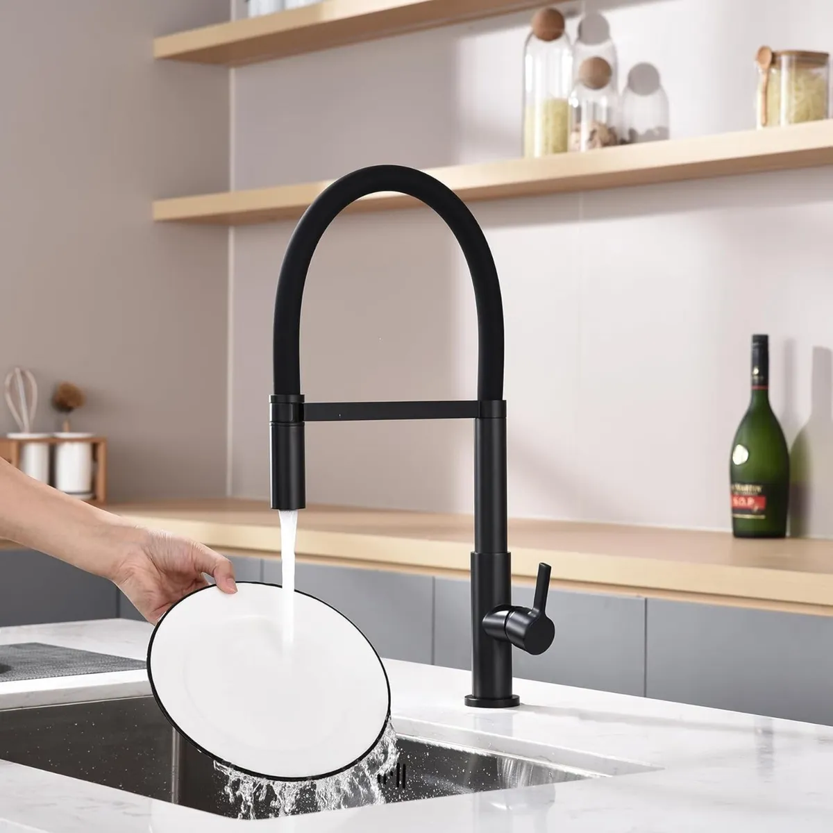Kitchen Sink Mixer Tap Flexible with Pull Out - Image 4