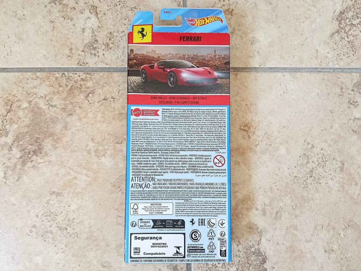 Hot Wheels Ferrari die-cast 1:64 5-Pack (JLN12) - Image 2