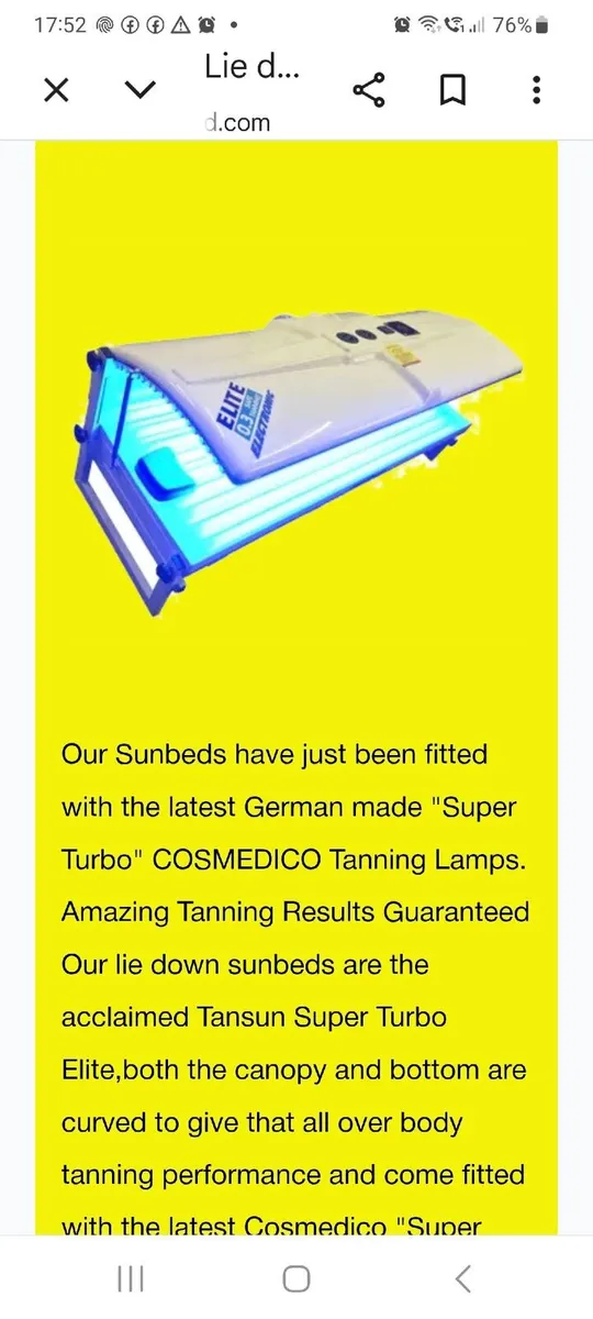 Tansun Home hire sunbeds - Image 2