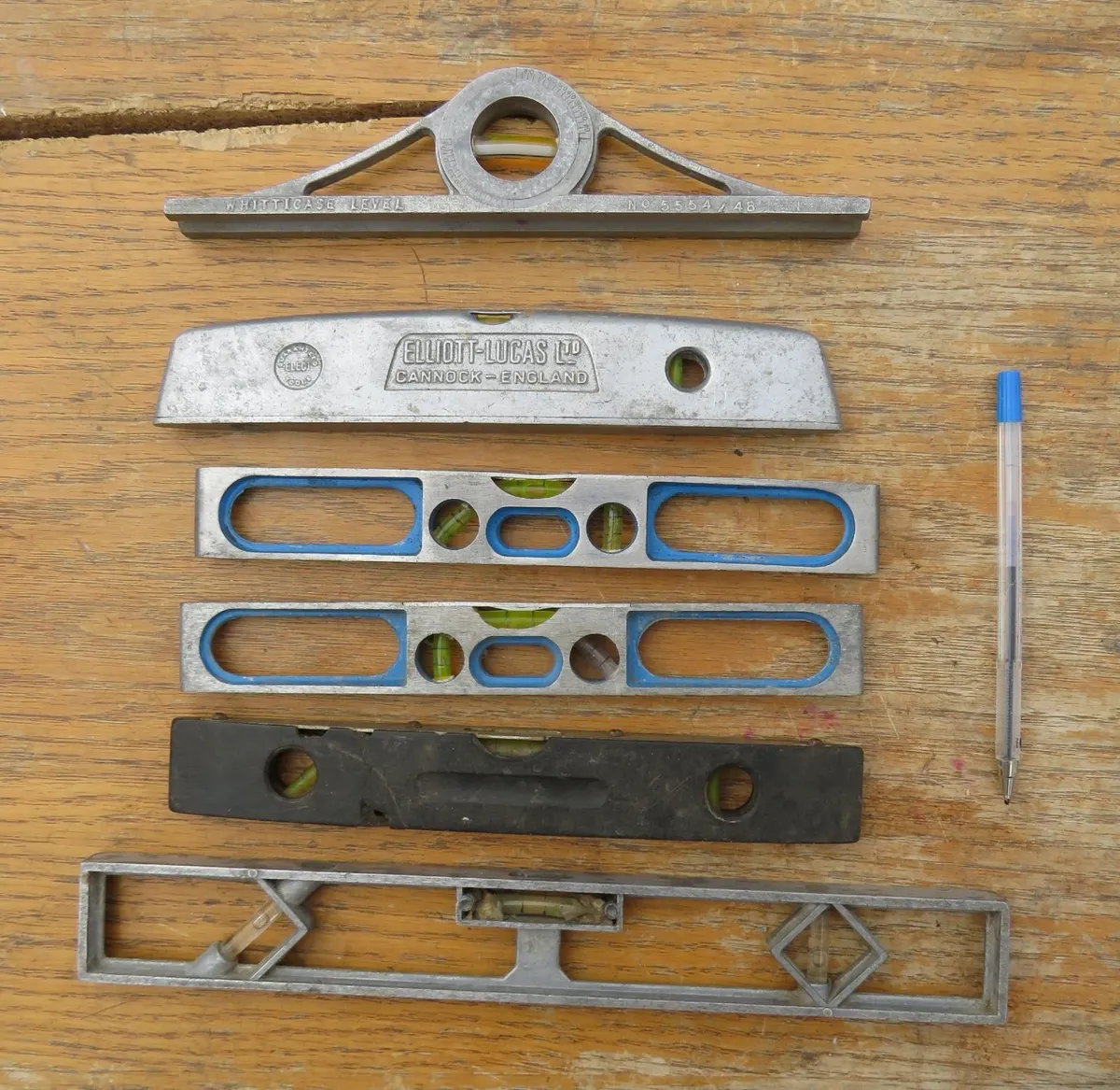 Vintage engineering spirit levels -job lot - Image 2