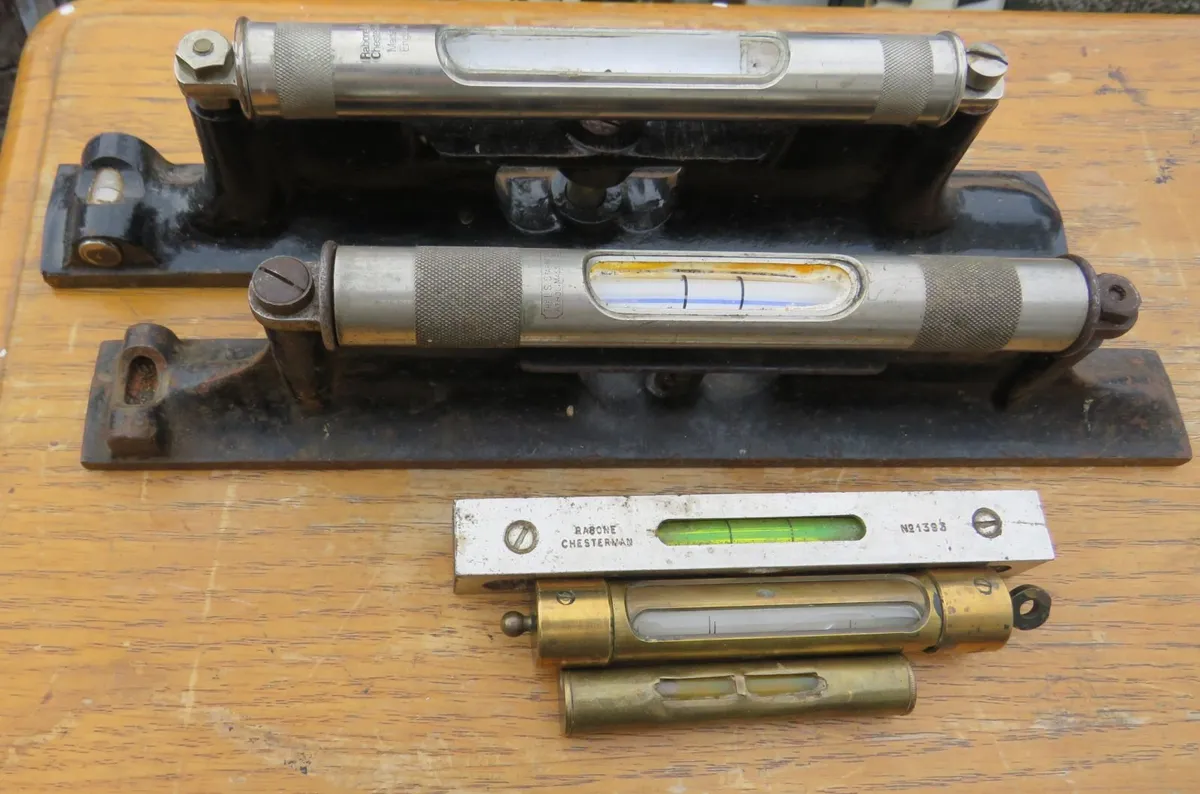 Vintage engineering spirit levels -job lot - Image 3