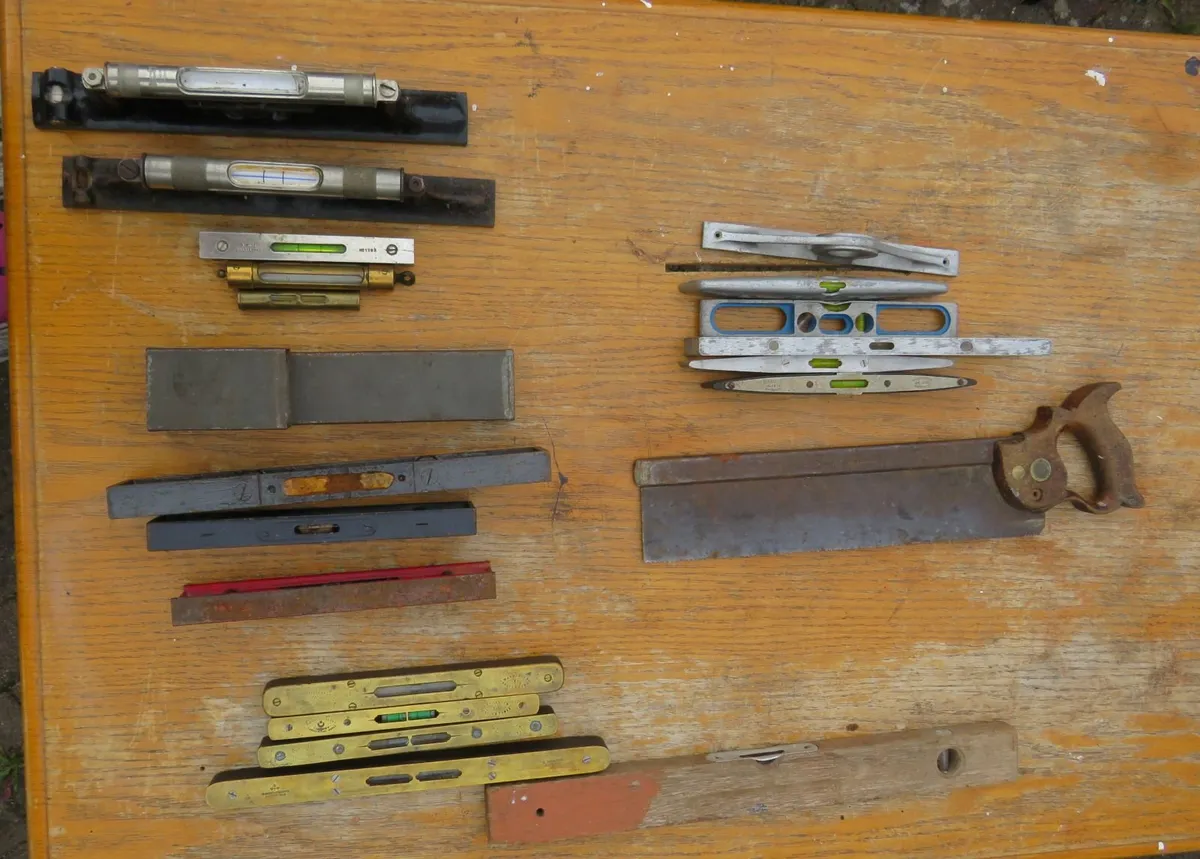 Vintage engineering spirit levels -job lot - Image 1