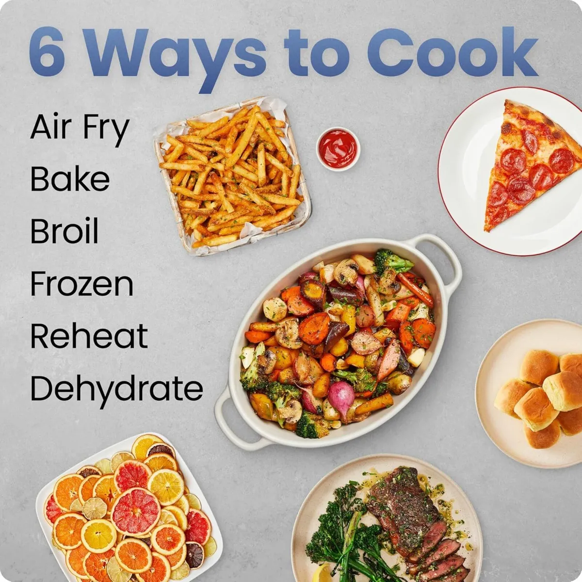 6-In-1 8.5L Air Fryer 230degreesc Xl Windowed - Image 4