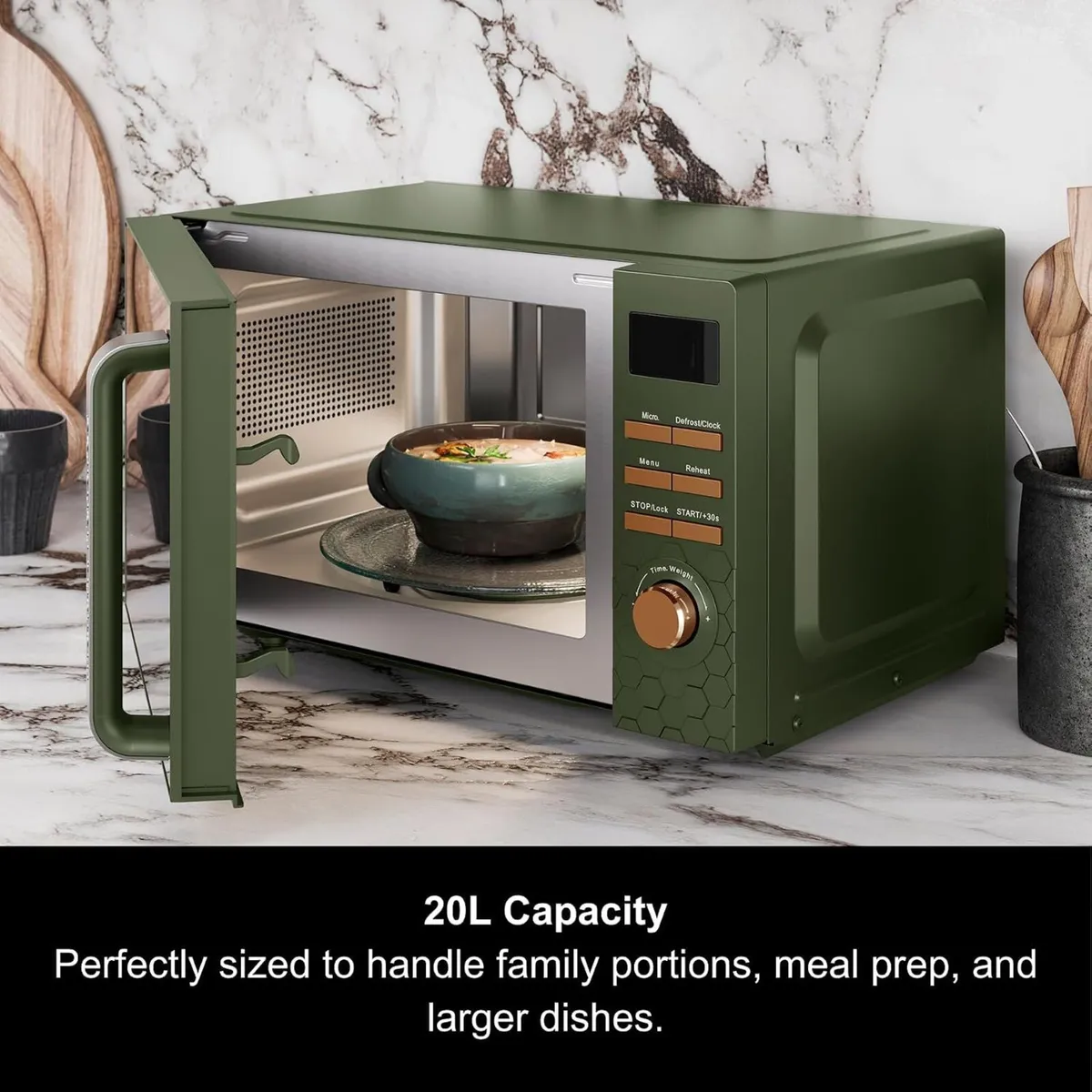 Cassini Digital Glass Microwave 20L Capacity - Image 4