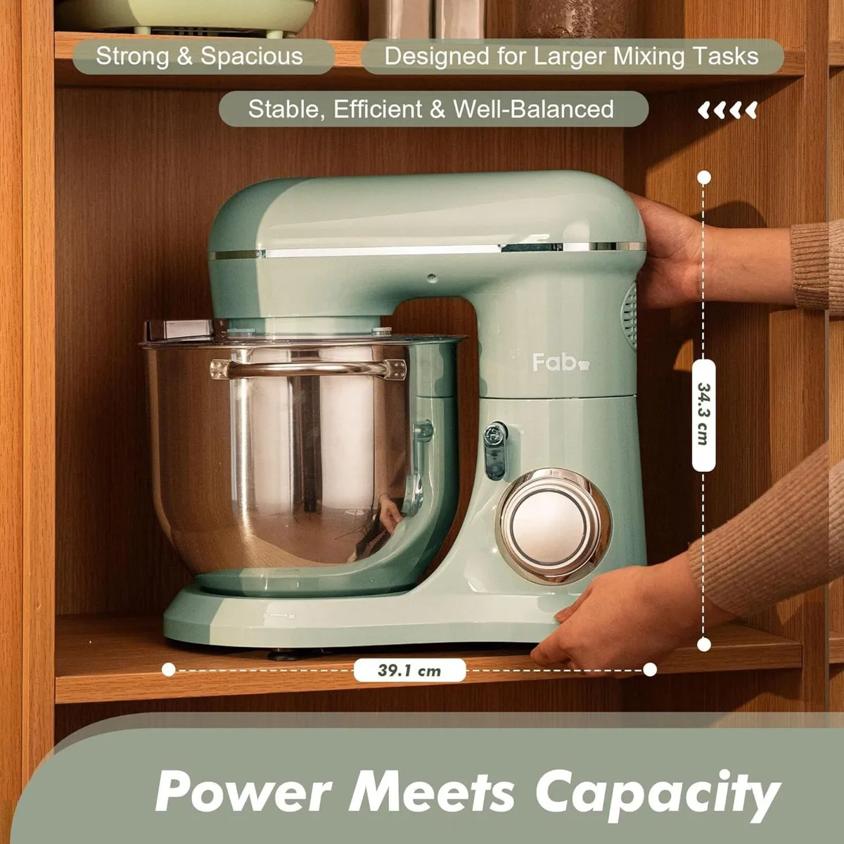 6L Stand Mixer 10 Speeds Electric Food - Image 3