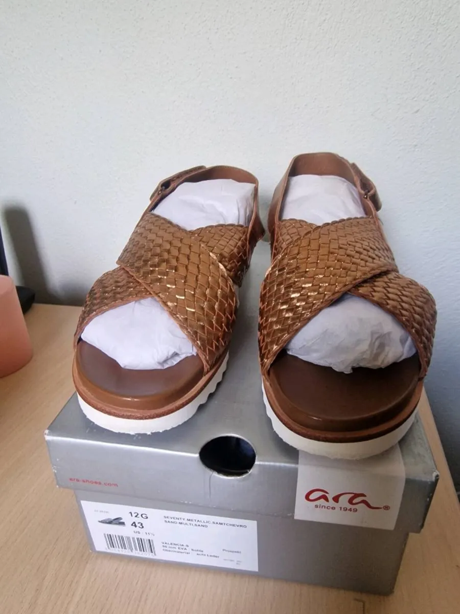 Ara brown sandals new sz 8 or 42 - Image 4