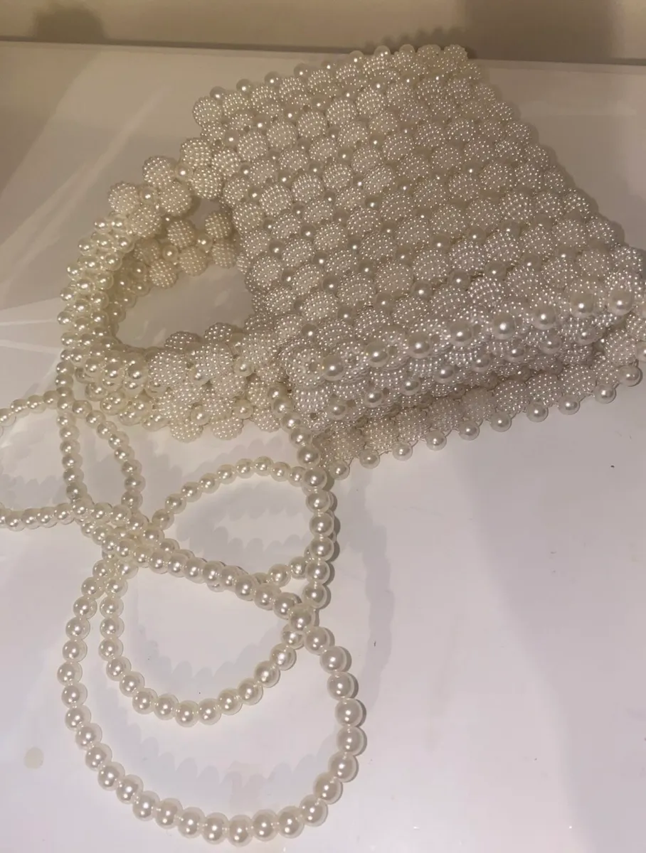 Handmade pearl bag - Image 4