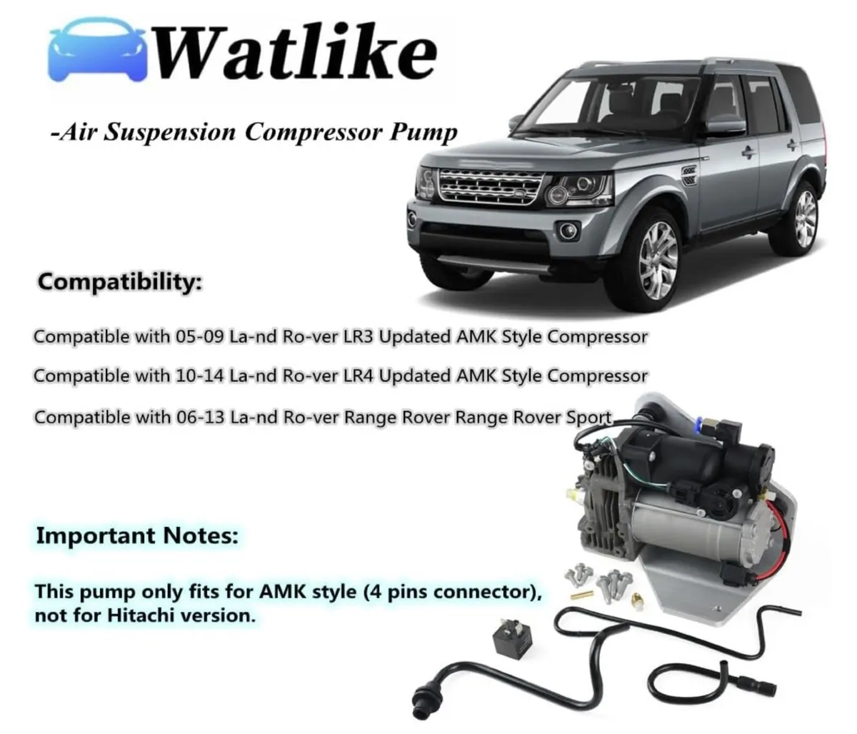 Landrover Discovery3 Air Suspension Compressor AMK - Image 3