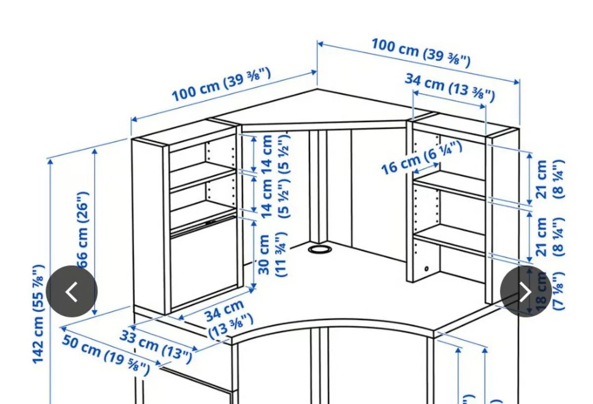 Corner Office or Study Desk - Image 4