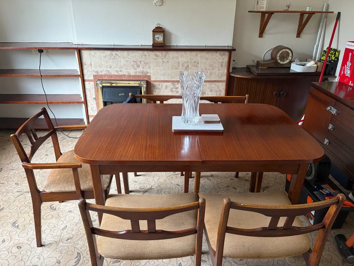 Mid century dining set - Image 3