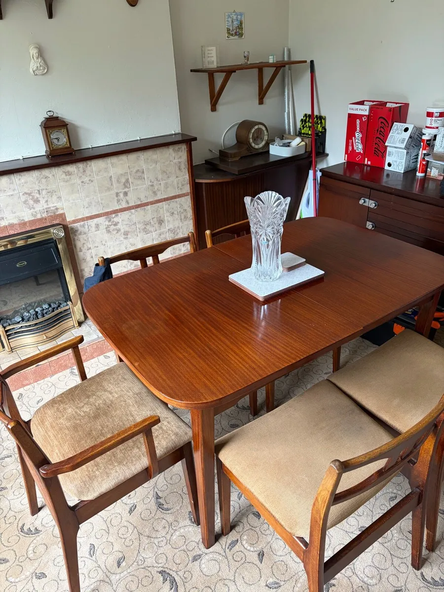 Mid century dining set - Image 1