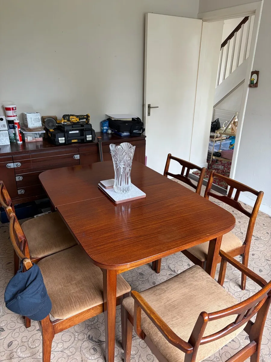 Mid century dining set - Image 2