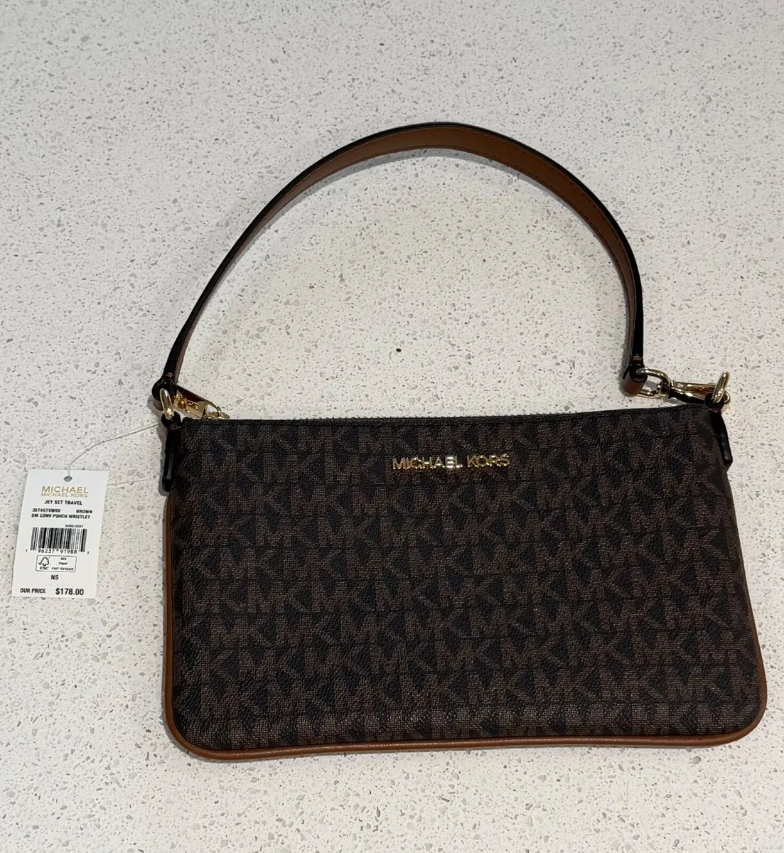 Michael Kors Jet Set Travel Signature Pochette BNW - Image 1
