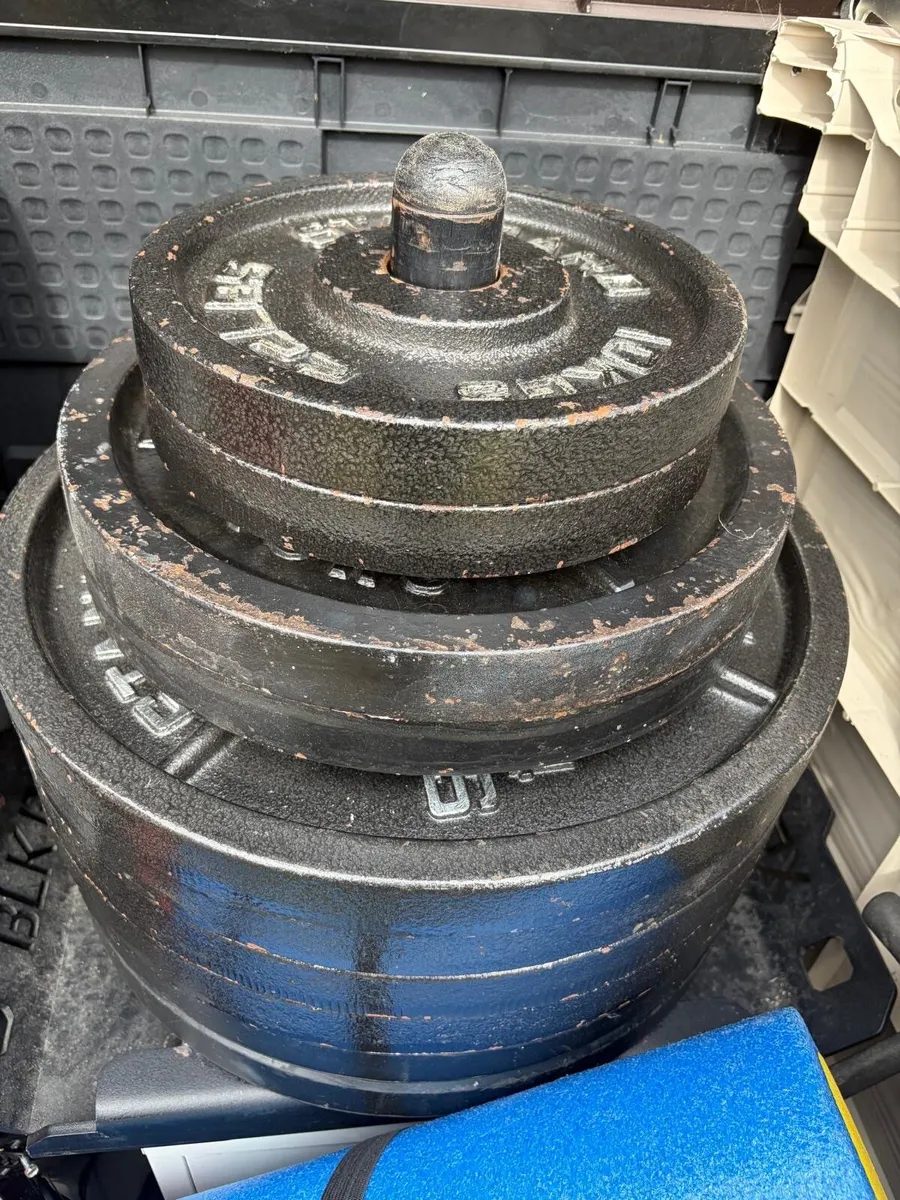 Gym equipment rogue steel plates - Image 1