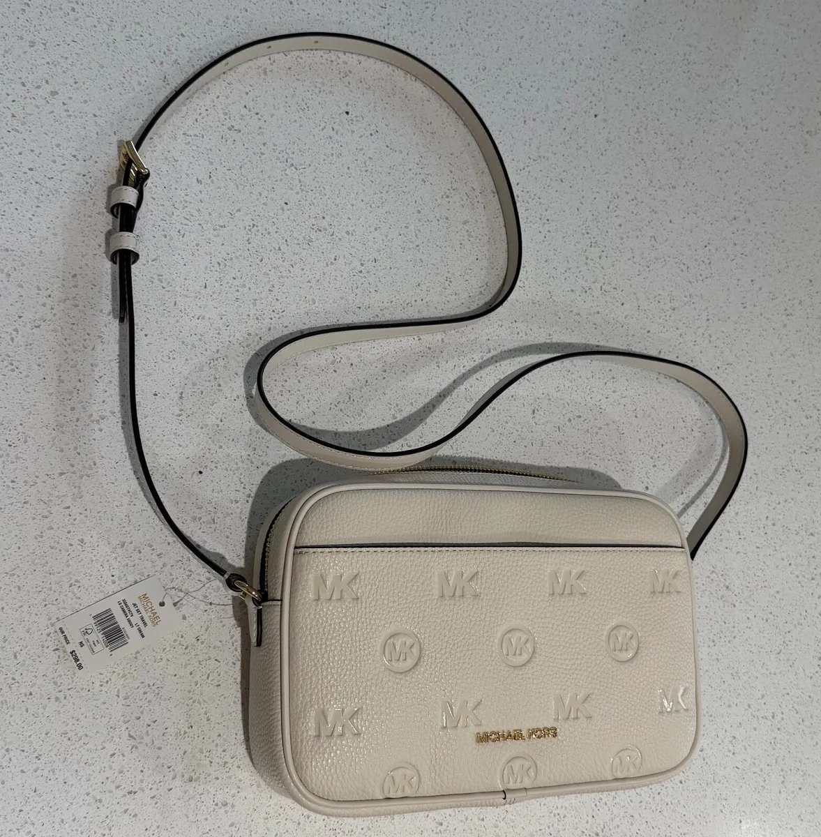 Michael Kors White Leather Crossbody Bag BNWT - Image 3
