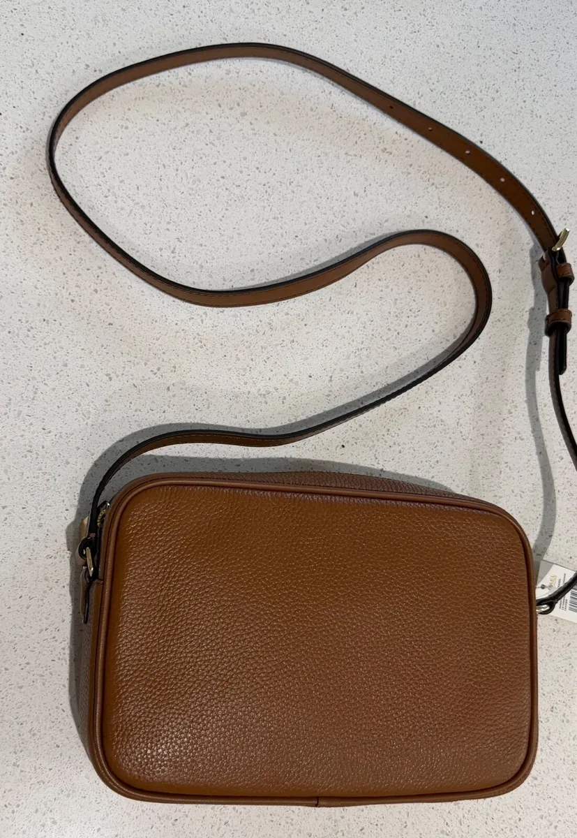 Michael Kors Brown Leather Crossbody Bag BNWT - Image 4