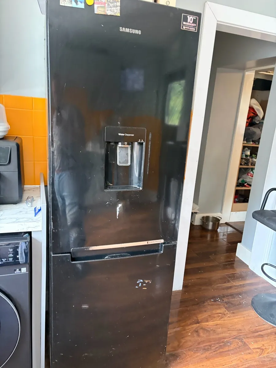 Black fridge freezer
