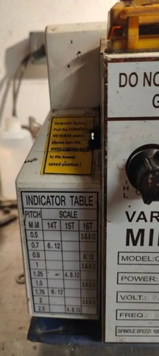 Mini metal lathe - Image 3