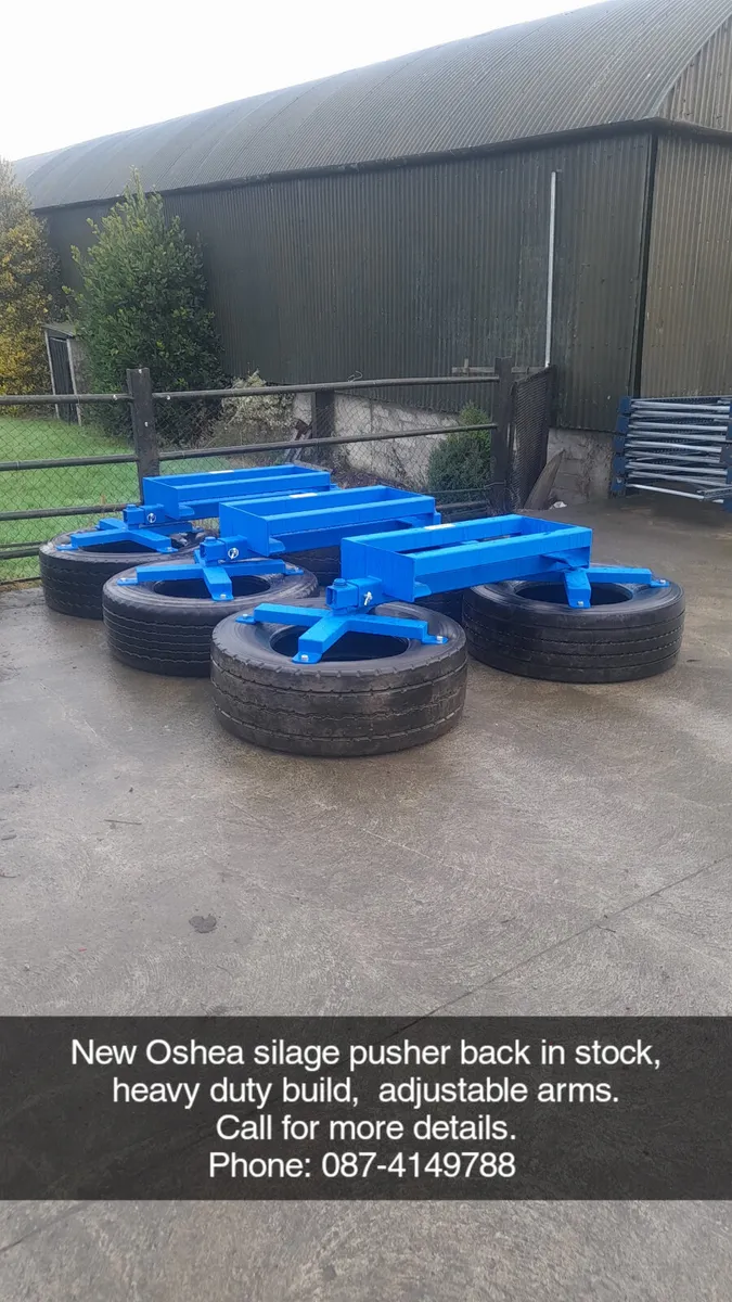 New O'Shea silage pusher - Image 2