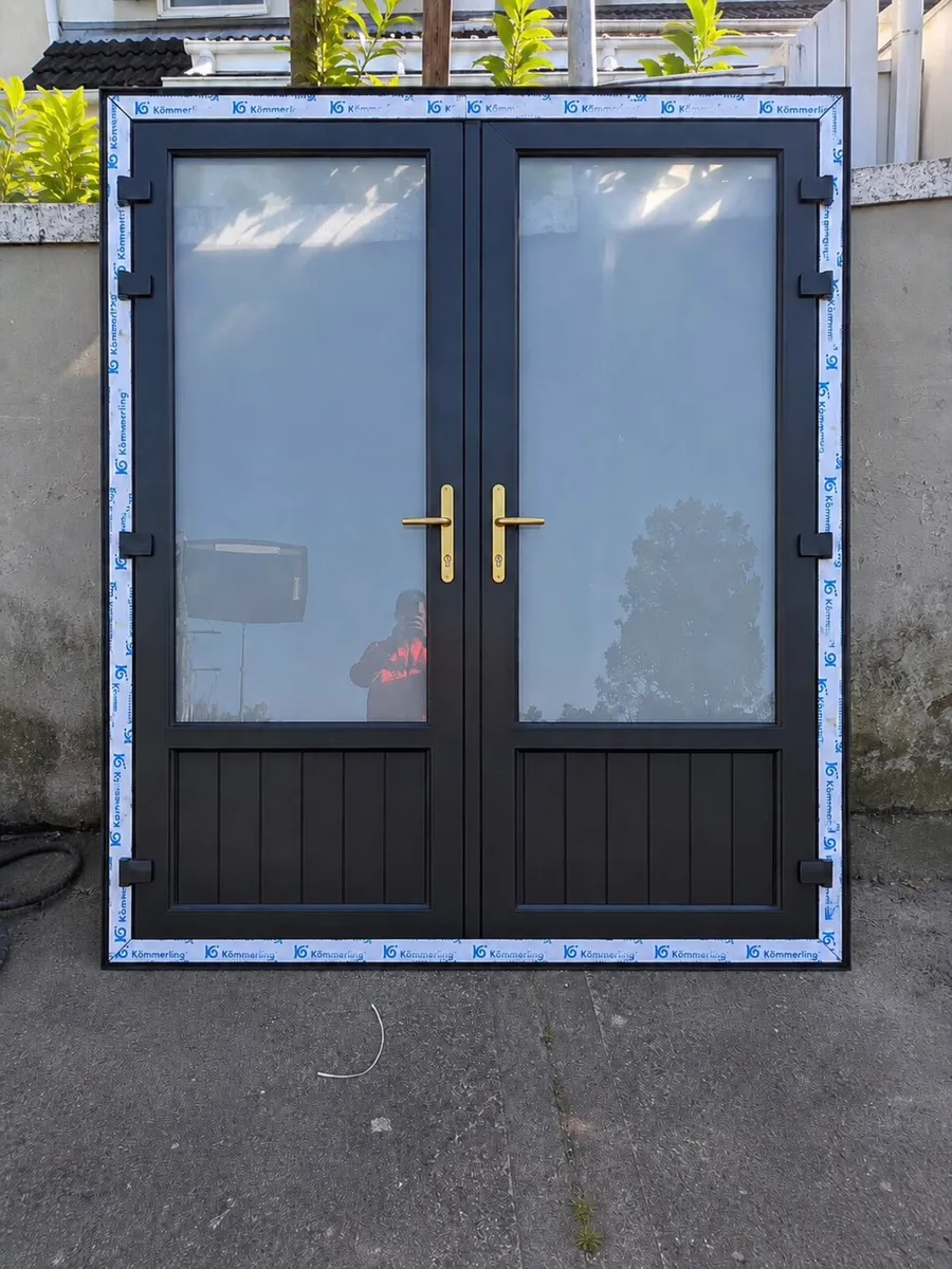 Brand New Black UPVC Double Door - Image 1