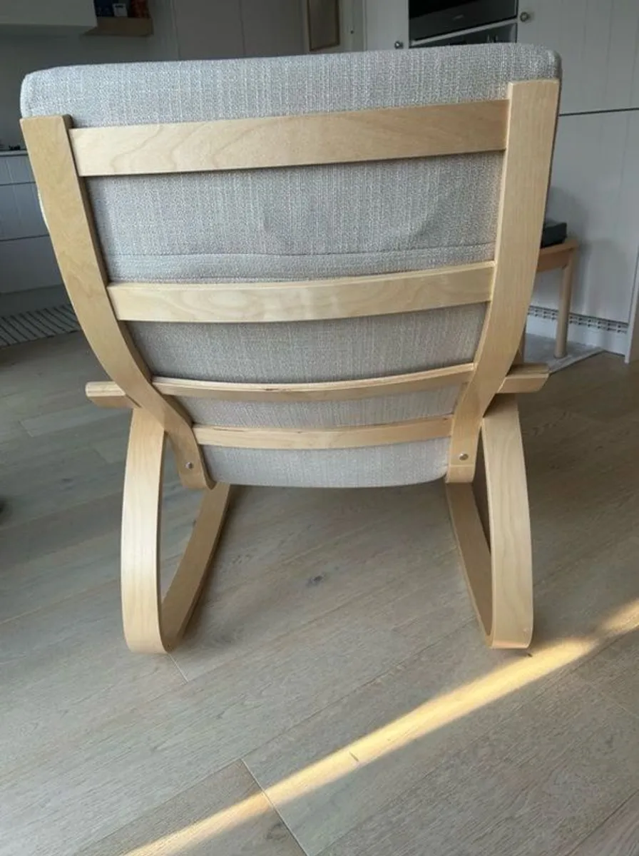 Poang Rocking Chair with free footstool - Image 3