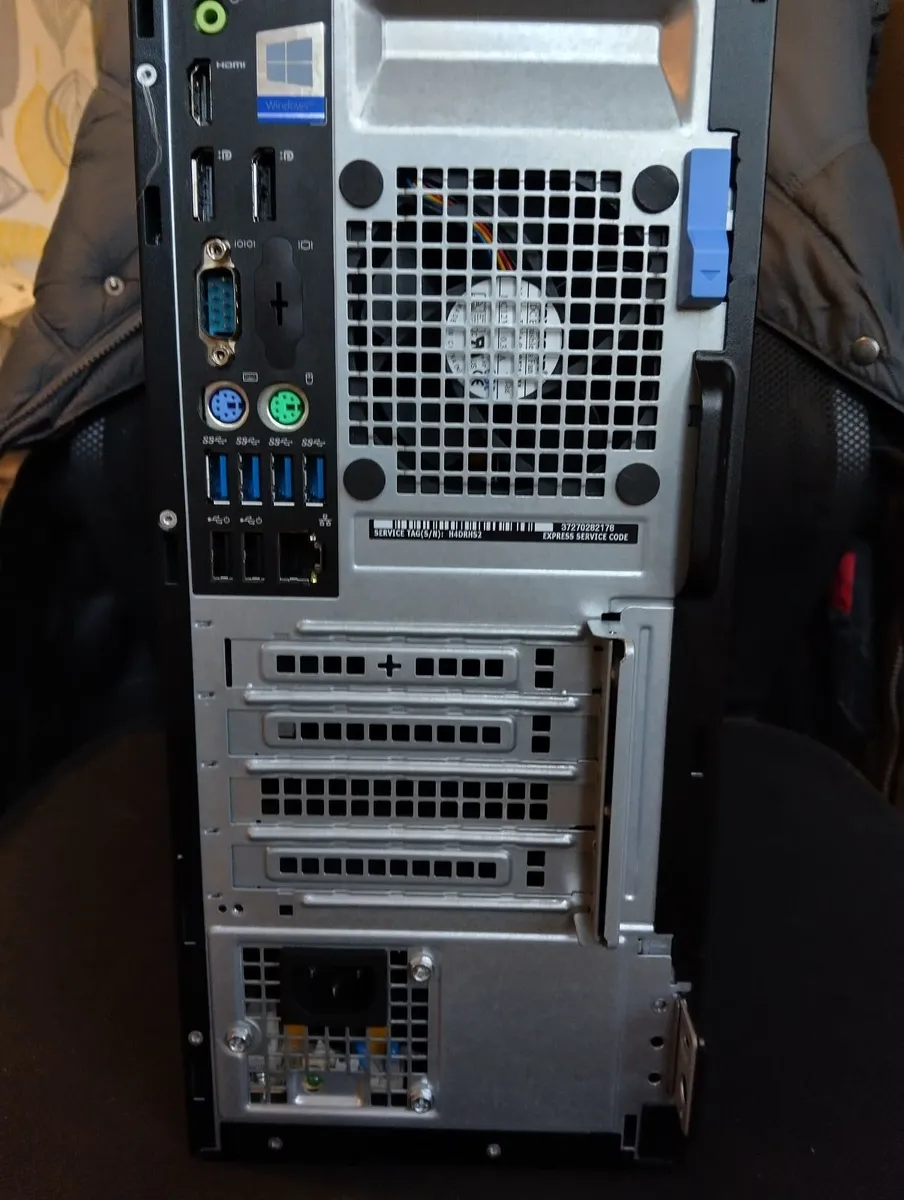 Dell OptiPlex 7050 MT (i5 6th Gen) and power cable - Image 2