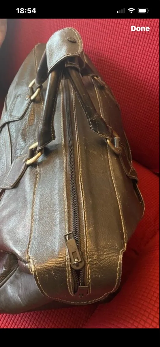 Large Leather Hold-all - Image 4