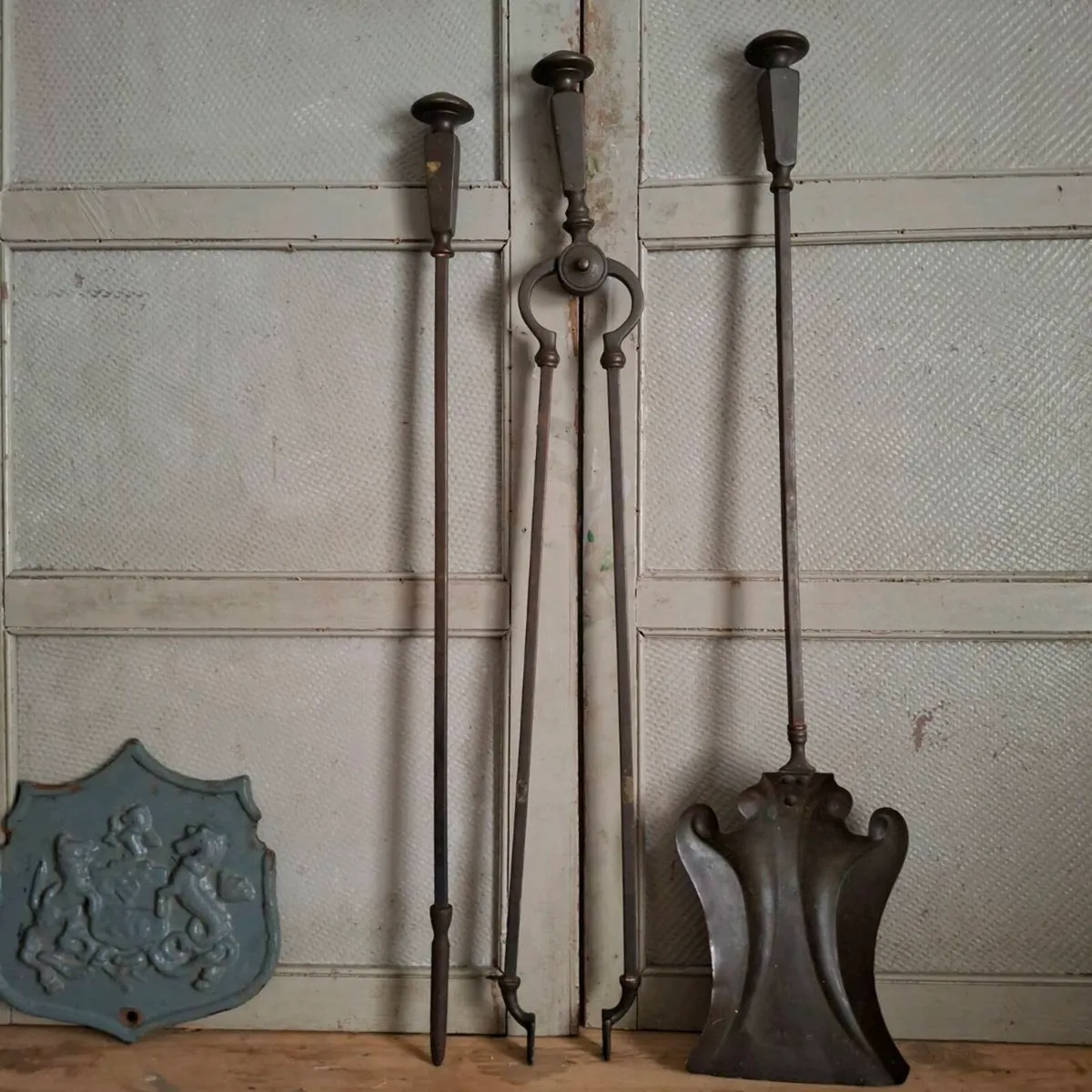 Antique Fireside Irons - Image 1