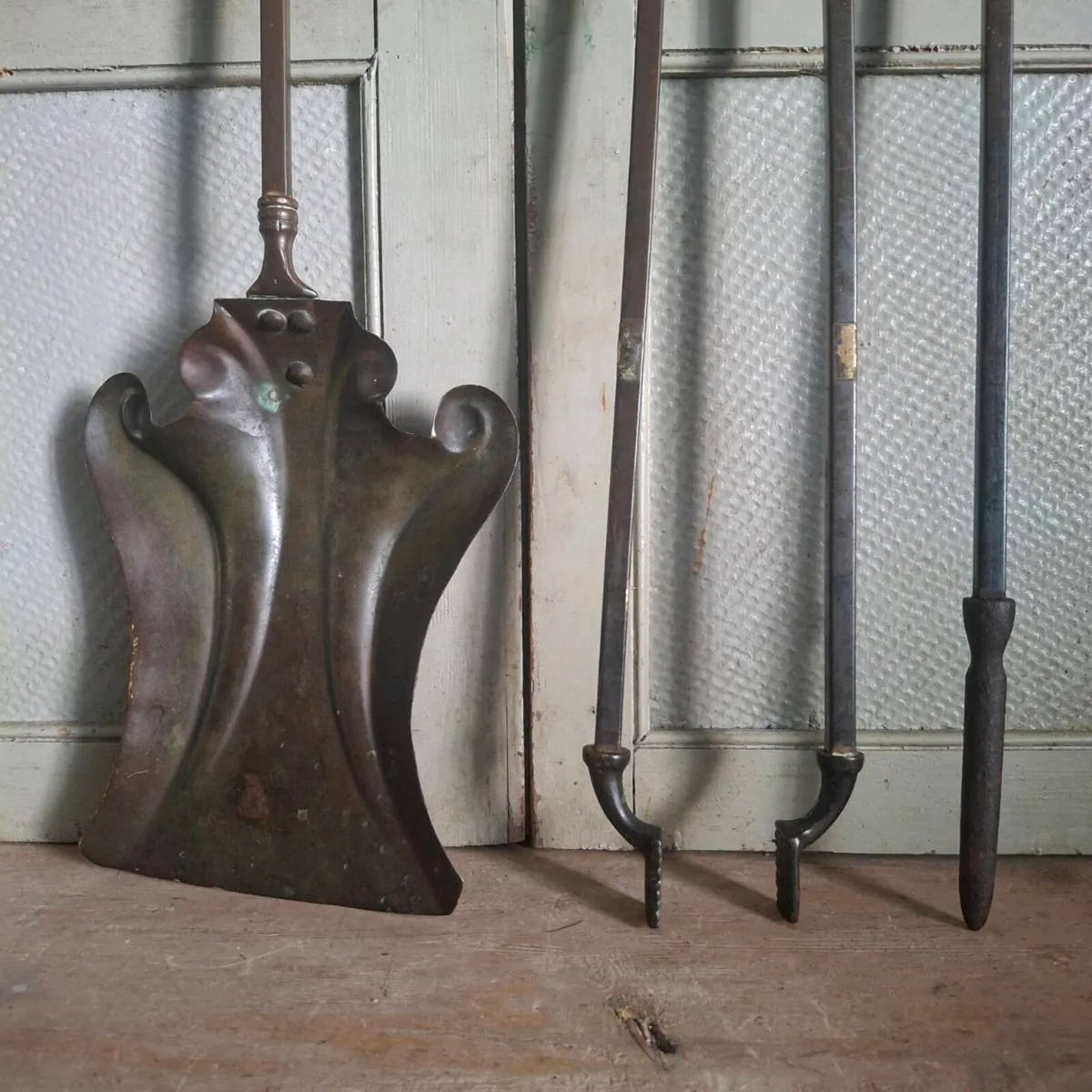 Antique Fireside Irons - Image 4