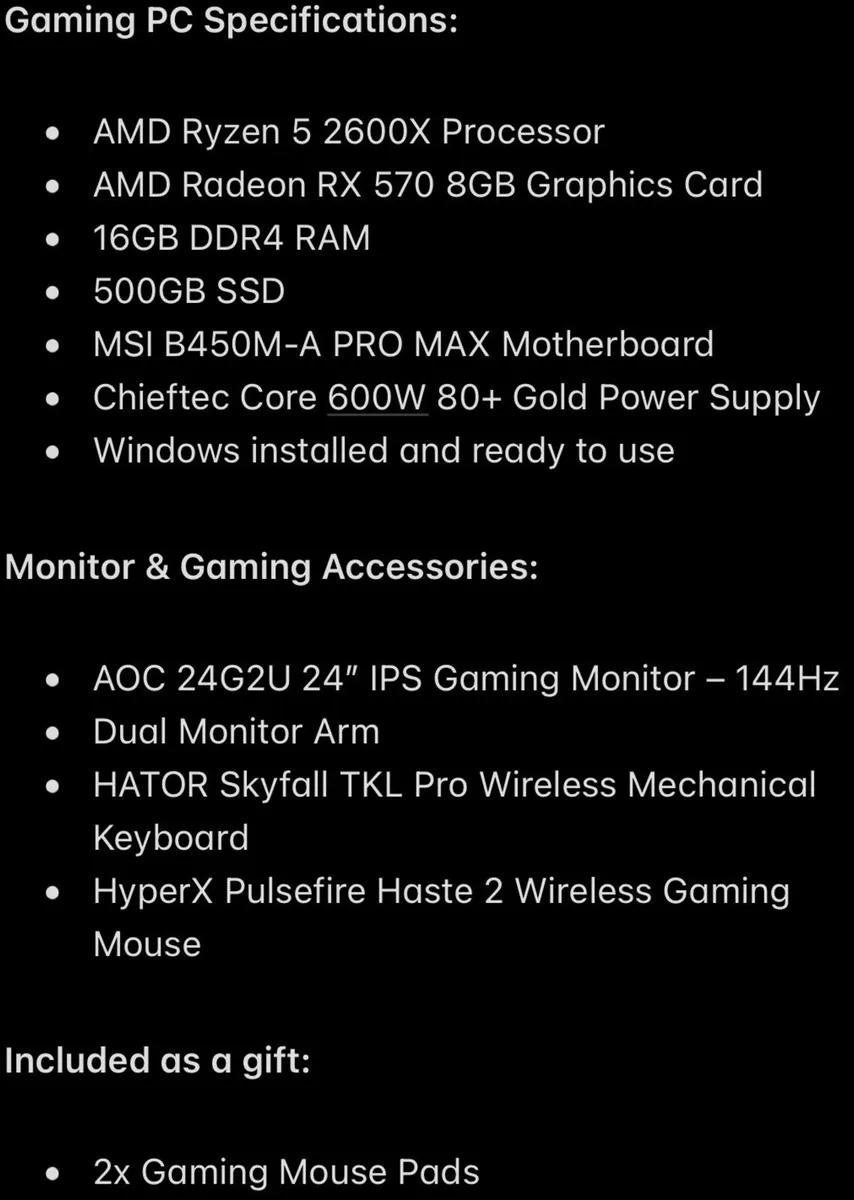 Complete Gaming Setup - Image 2