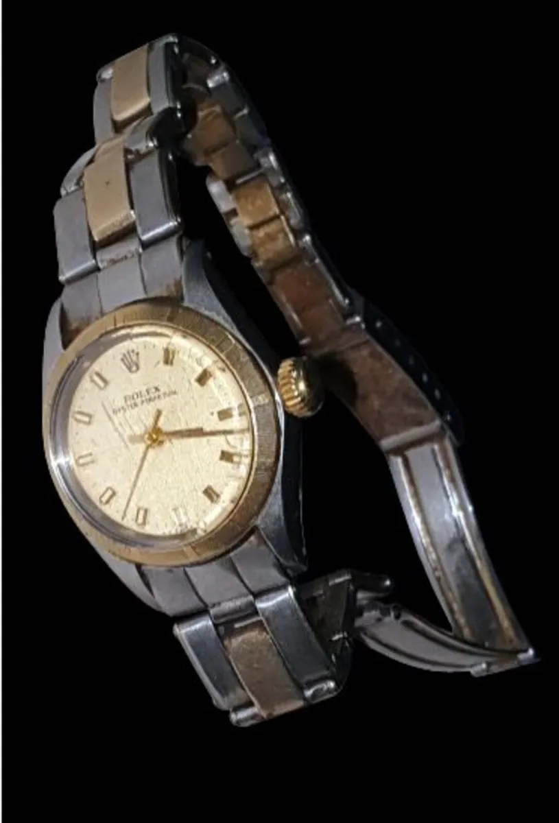 Vintage Ladies Authentic Rolex Oyster Perpetual - Image 3