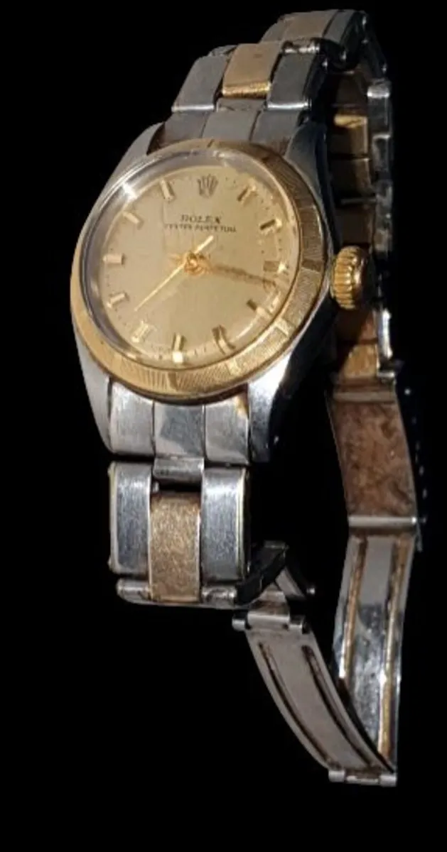 Vintage Ladies Authentic Rolex Oyster Perpetual - Image 2
