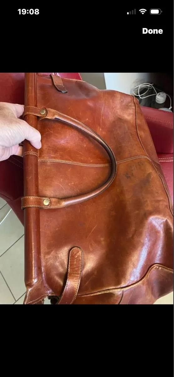 Very Large Quality Leather Hold -All - Image 2