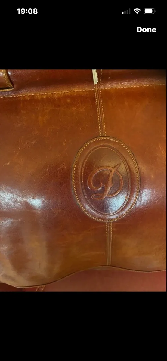 Very Large Quality Leather Hold -All - Image 4