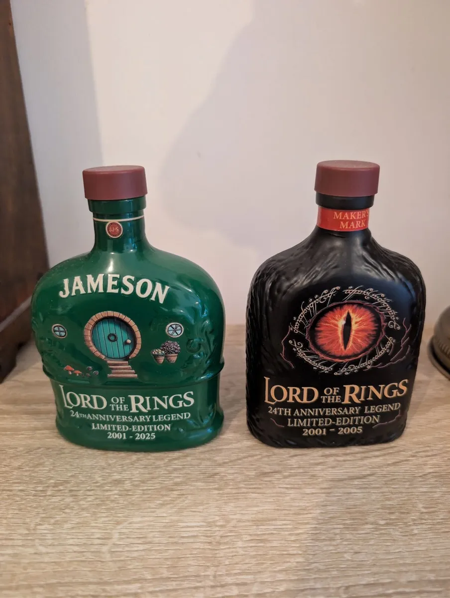 Lord of the Rings Jameson flask