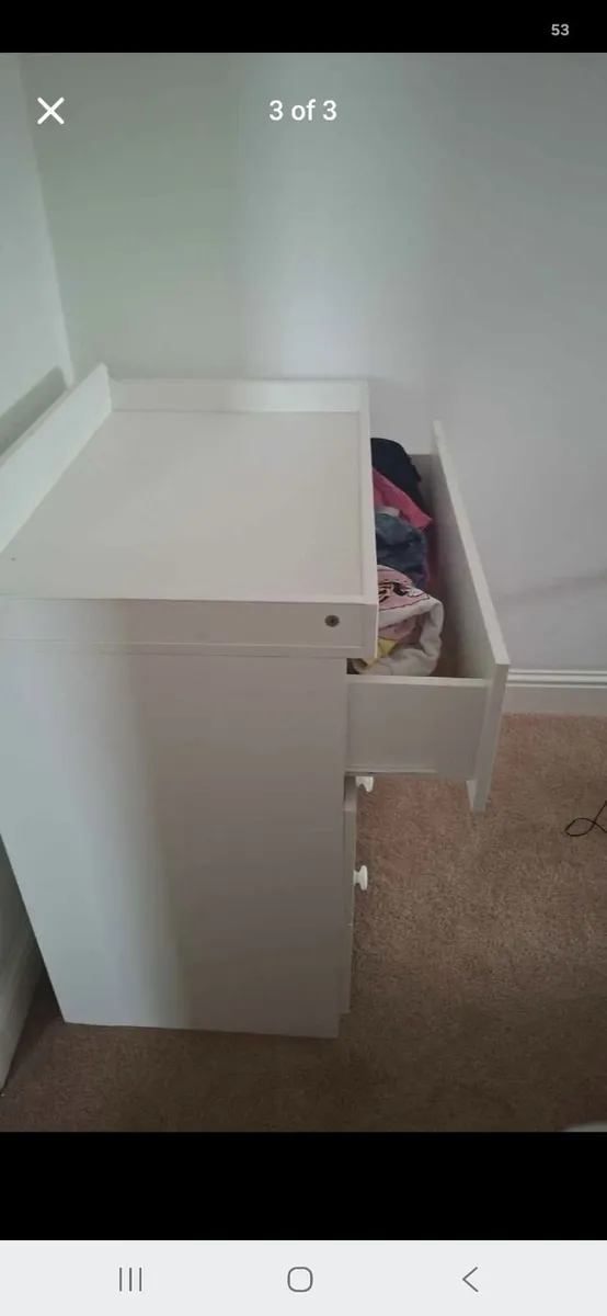 Baby chest of drawers changing mat - Image 1
