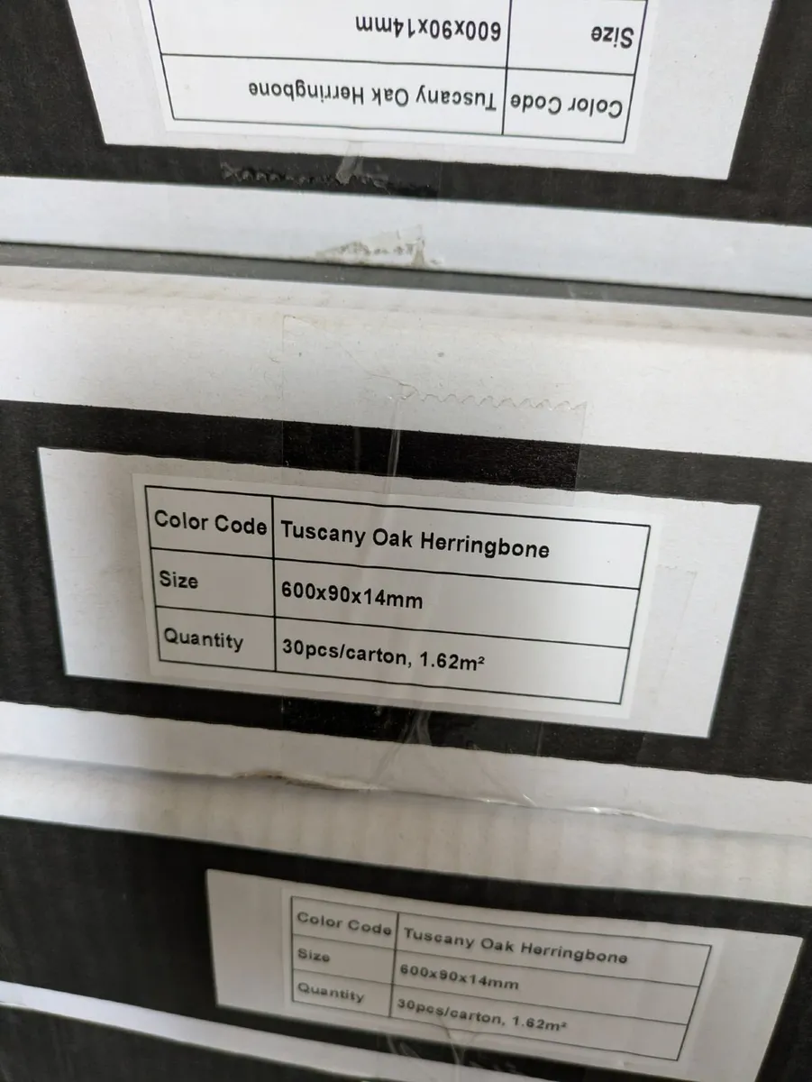 Engineered Oak Herringbone Flooring – 9.56m² - Image 3