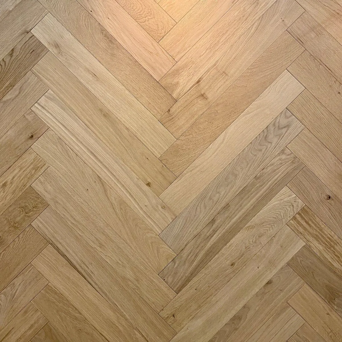 Engineered Oak Herringbone Flooring – 9.56m² - Image 1